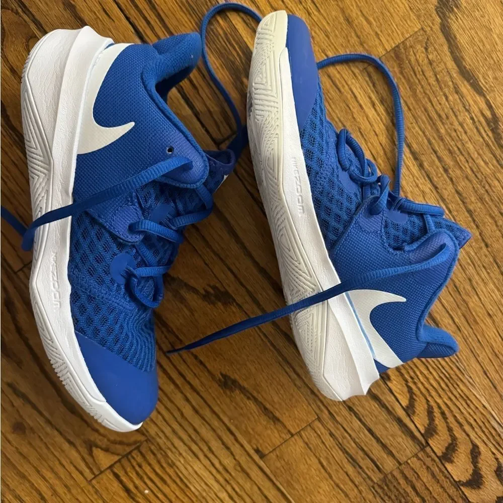 NIKE Zoom Hyperspeed Hypercourt Volleyball Court Shoes Blue White 6.5